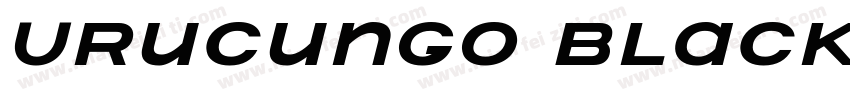 Urucungo Black字体转换